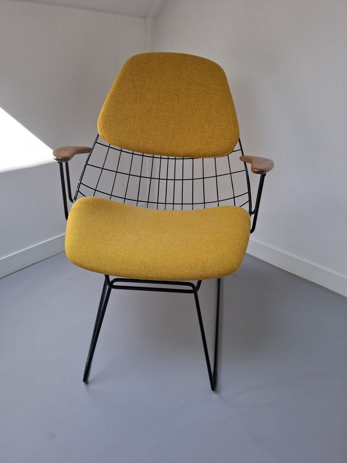 Pastoe FM06 Wire Lounge Stoelen (2x), Huis en Inrichting, Ophalen, Twee, Overige kleuren, Mid-century modern, Vintage, Design