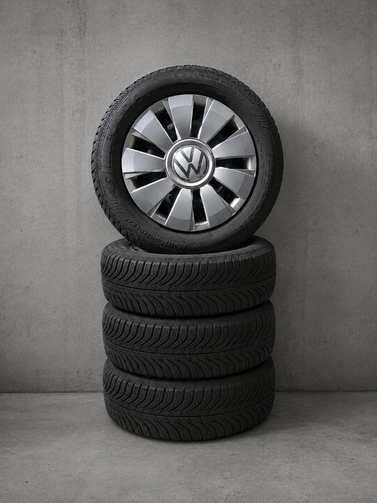 set Allseason Volkswagen Up, Fulda Multicontrol 6mm, wieldop, 14 inch, Gebruikt, Ophalen of Verzenden, All Season