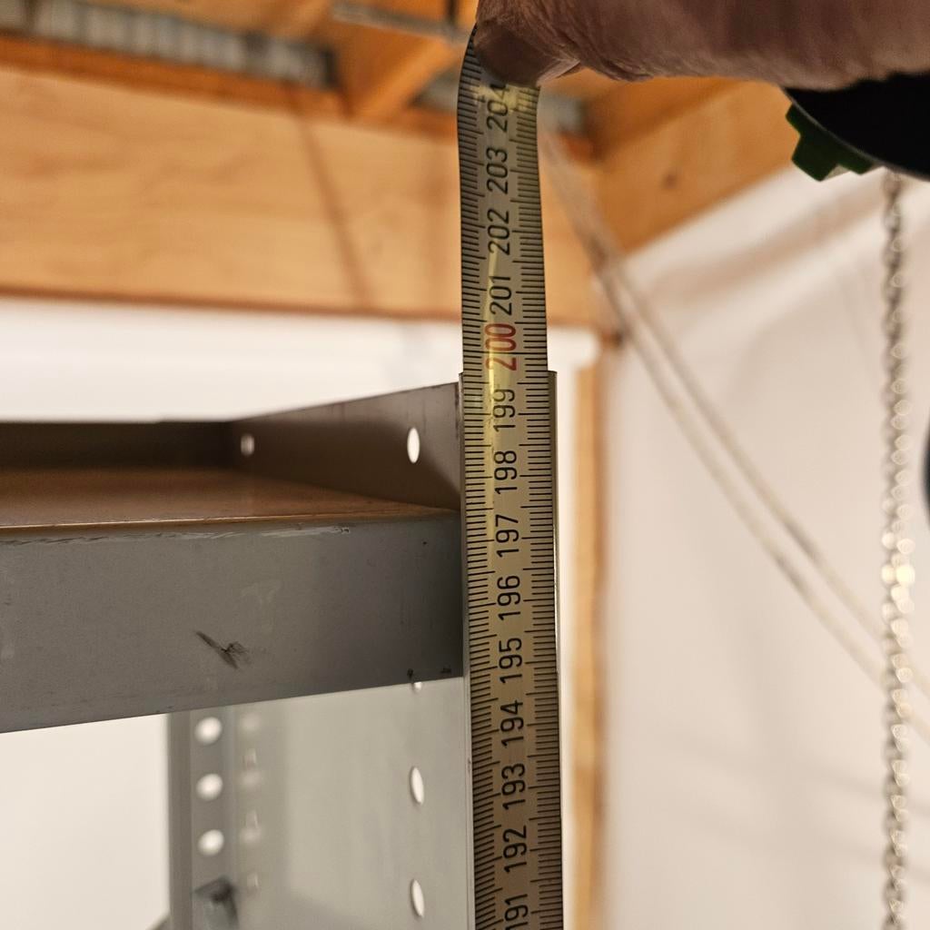 Ahrend ijzeren kast - 200 cm hoog, Huis en Inrichting, Kasten | Stellingkasten, Gebruikt, Niet van toepassing, Niet van toepassing