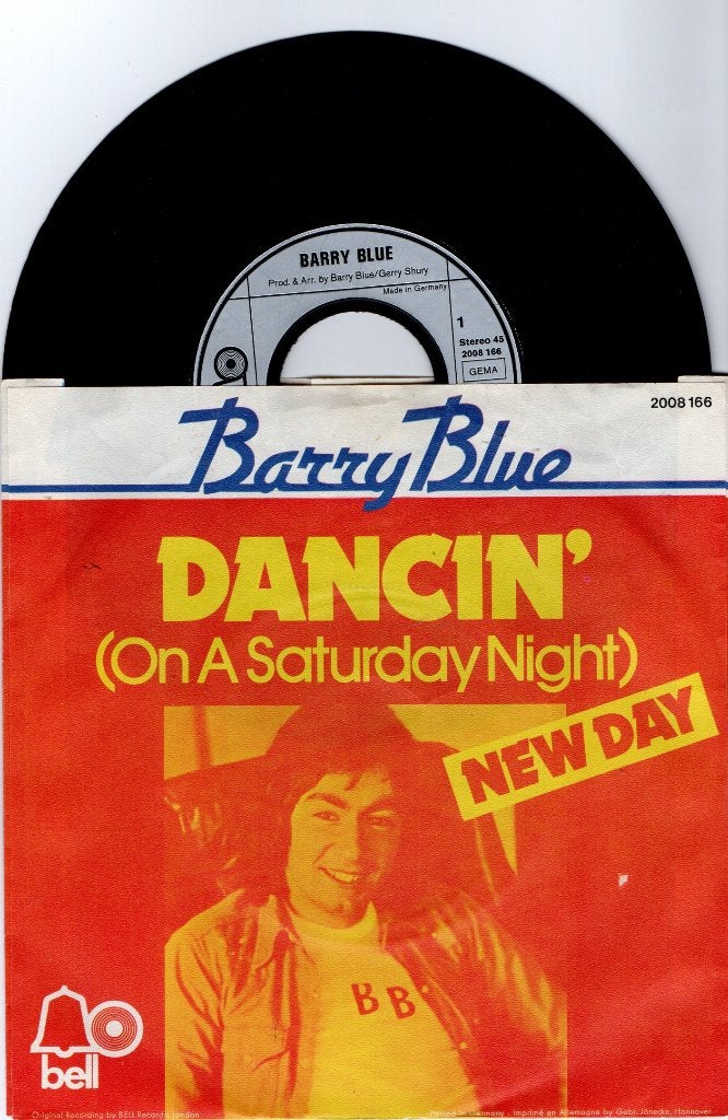 Barry Blue – Dancin, Cd's en Dvd's, Ophalen of Verzenden, Gebruikt, 7 inch, Pop