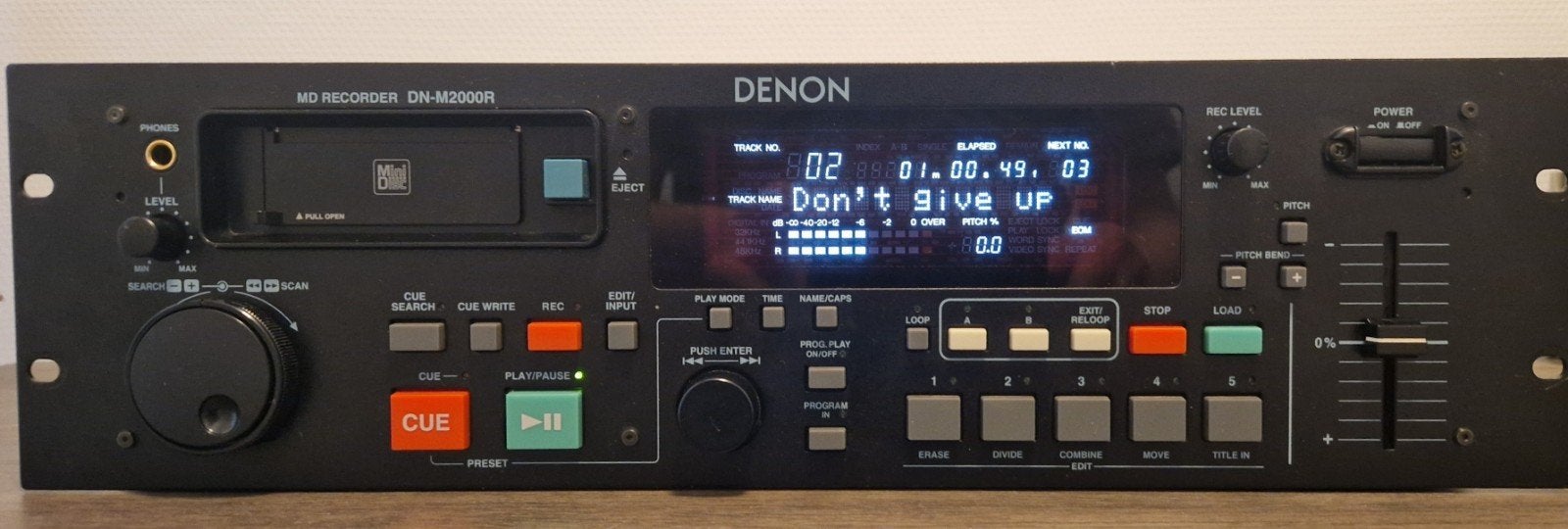 Denon DN-M2000R  Pro MiniDisc Recorder, Ophalen of Verzenden, Minidisc-recorder