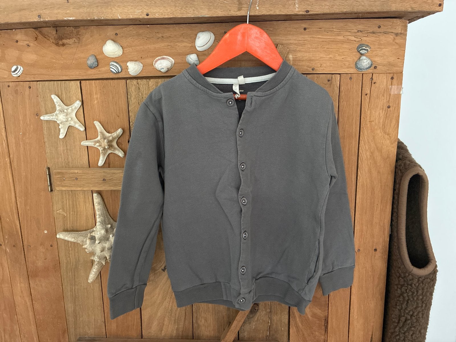 Gray Label vest van biologisch katoen - grijsgroen, Ophalen of Verzenden, Zo goed als nieuw, Jongen of Meisje
