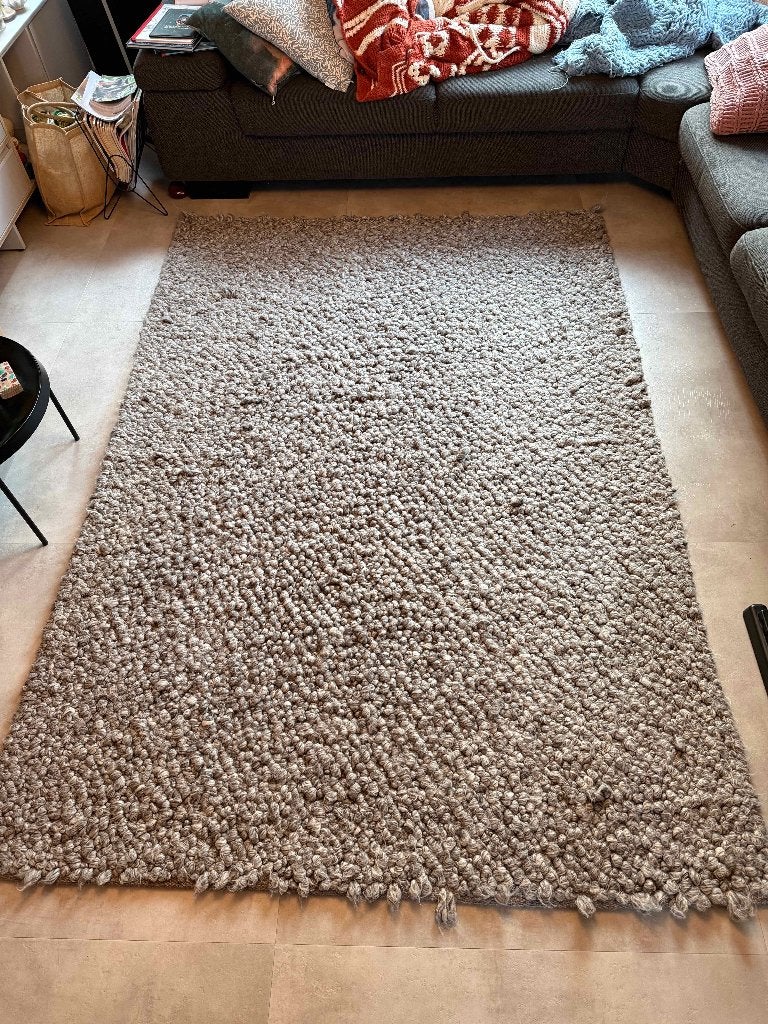 Vloerkleed IKEA GADSTRUP – 100% wol – 160 x 230 cm, Ophalen, Zo goed als nieuw, Minder dan 5 m², Tapijt