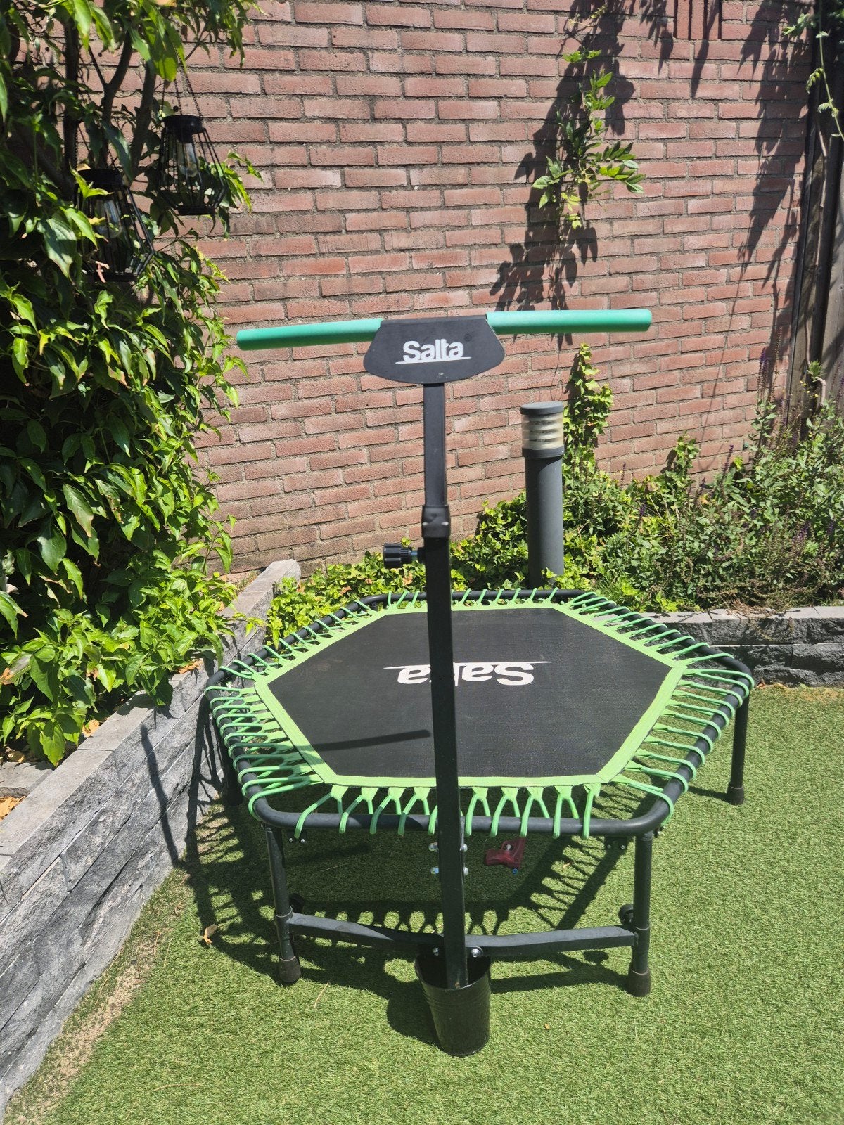 Salta Fitness Trampoline met handvat - Zo goed als nieuw, Kinderen en Baby's, Ophalen, Gebruikt