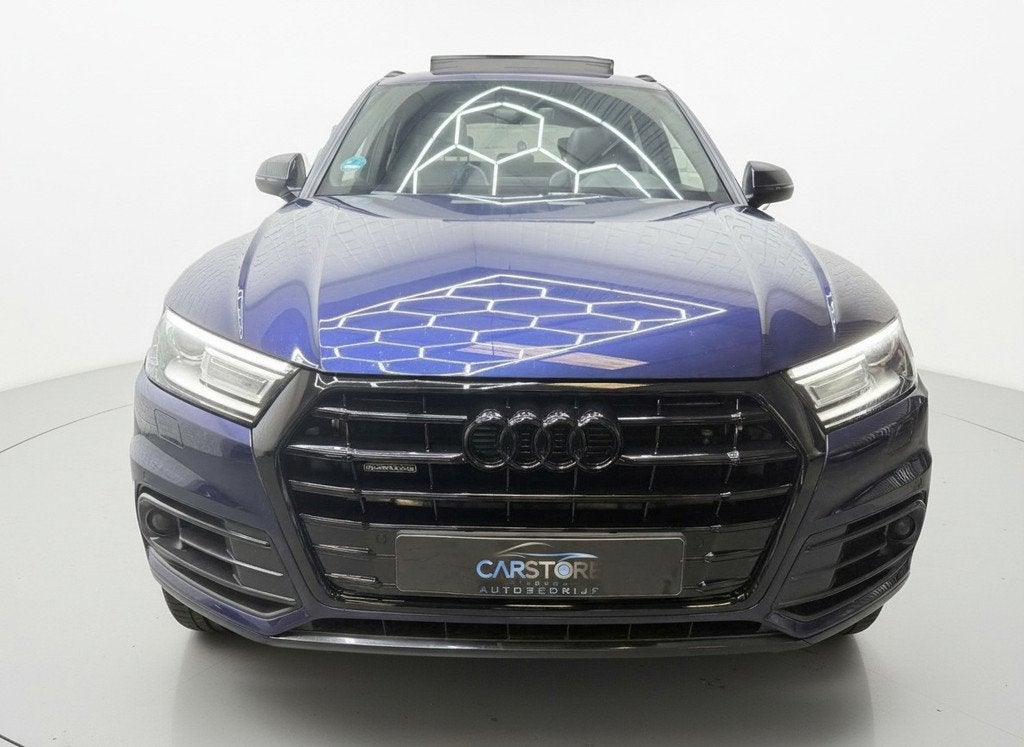 Audi Q5 2.0 TFSI quattro 3x S LINE PANO VIRTUAL ACC CAM LEER, Auto's, Audi, Automaat, Gebruikt, 4 cilinders, Blauw
