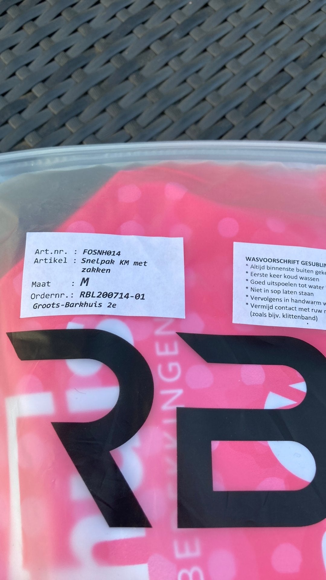 Tka wielerkleding nieuw, Ophalen of Verzenden, Nieuw, Dames, Bovenkleding