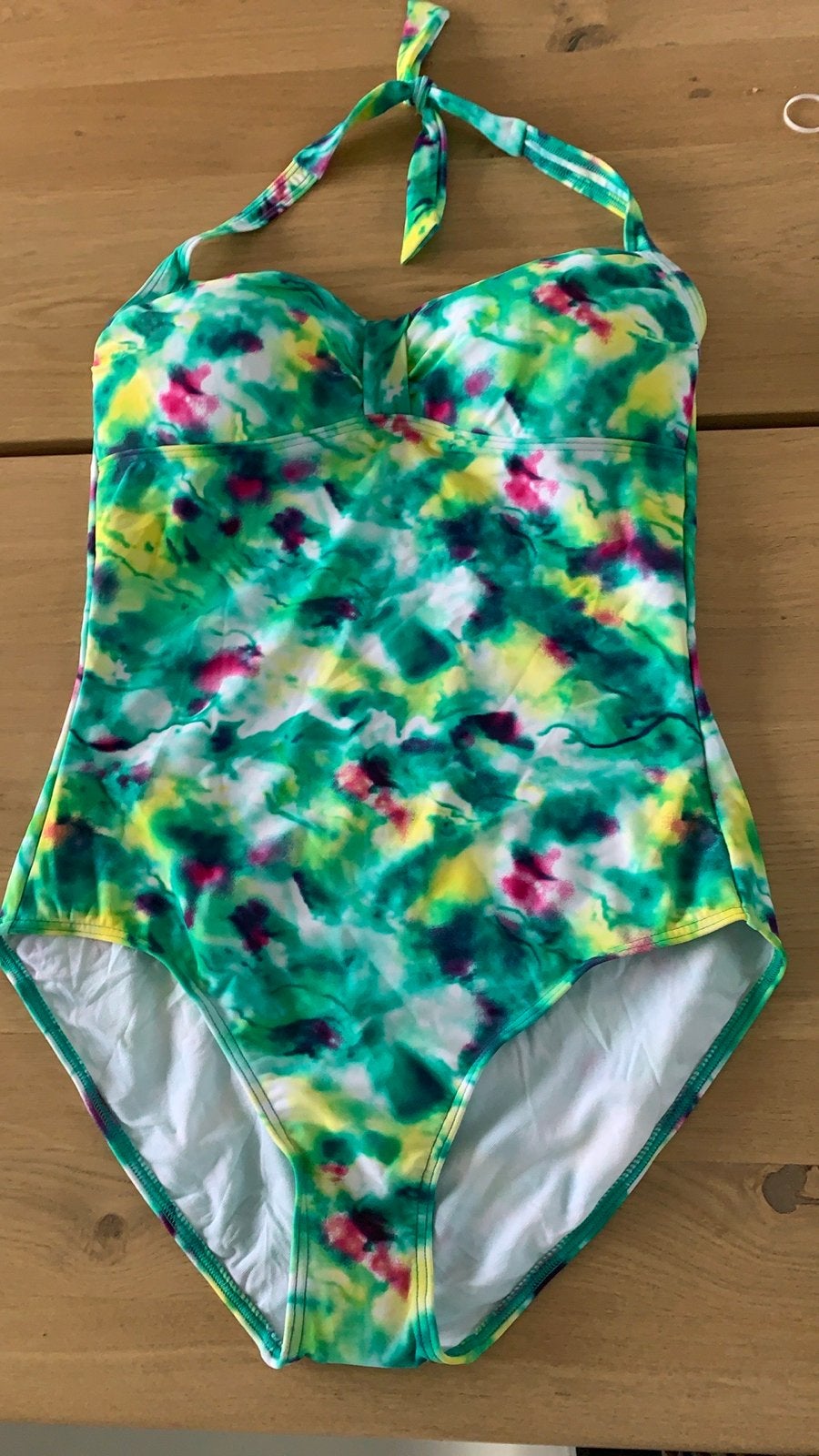Beachwave nieuw badpak 38-50 groen print, Ophalen of Verzenden, Nieuw, Groen, Badpak