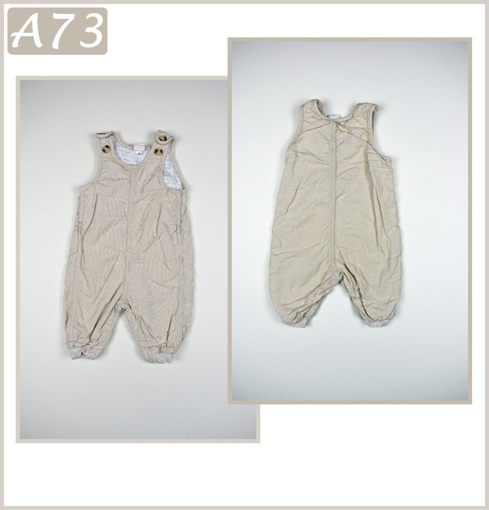 (A73) Maat 62. Unisex ribstof tuinbroekje, Broekje, Jongetje of Meisje, H&M, Ophalen of Verzenden
