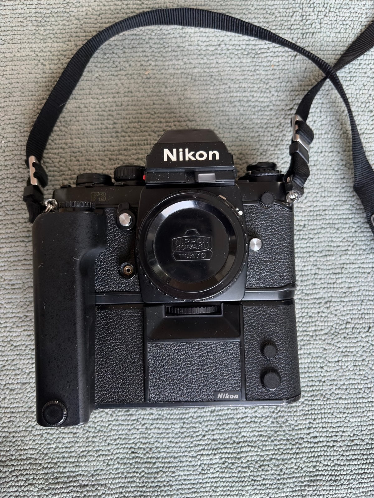 Nikon F3 spiegelreflexcamera met motor drive, Audio, Tv en Foto, Ophalen of Verzenden, Gebruikt, Spiegelreflex, Nikon