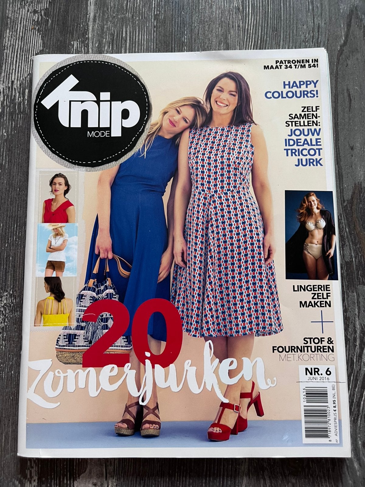 Knipmode juni 2016, Ophalen of Verzenden, Zo goed als nieuw, Vrouw, Knipmode