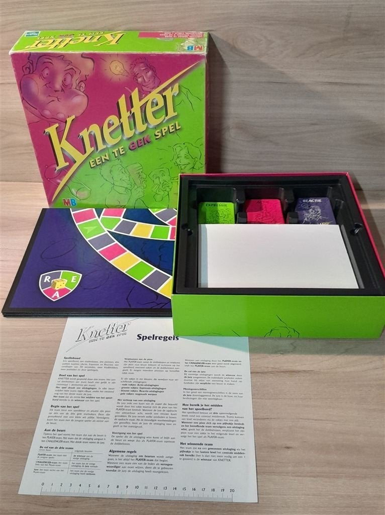 Knetter een te gek spel - s5445, Hobby en Vrije tijd, Gezelschapsspellen | Bordspellen, Verzenden, Zo goed als nieuw