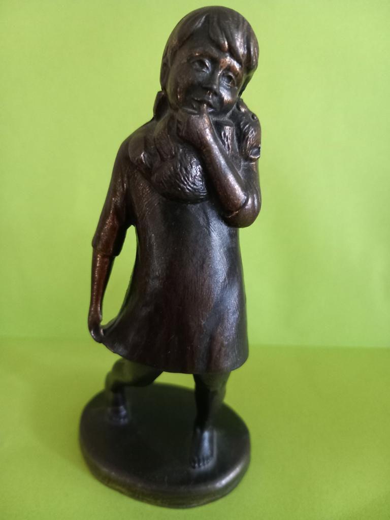 Sculptuur  brons., Verzamelen, Beelden en Beeldjes, Ophalen of Verzenden, Zo goed als nieuw