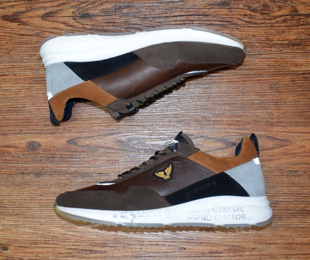 PME Legend - leren Notcher sneakers brown - maat 43, Bruin, Nieuw, Ophalen of Verzenden, Sneakers of Gympen