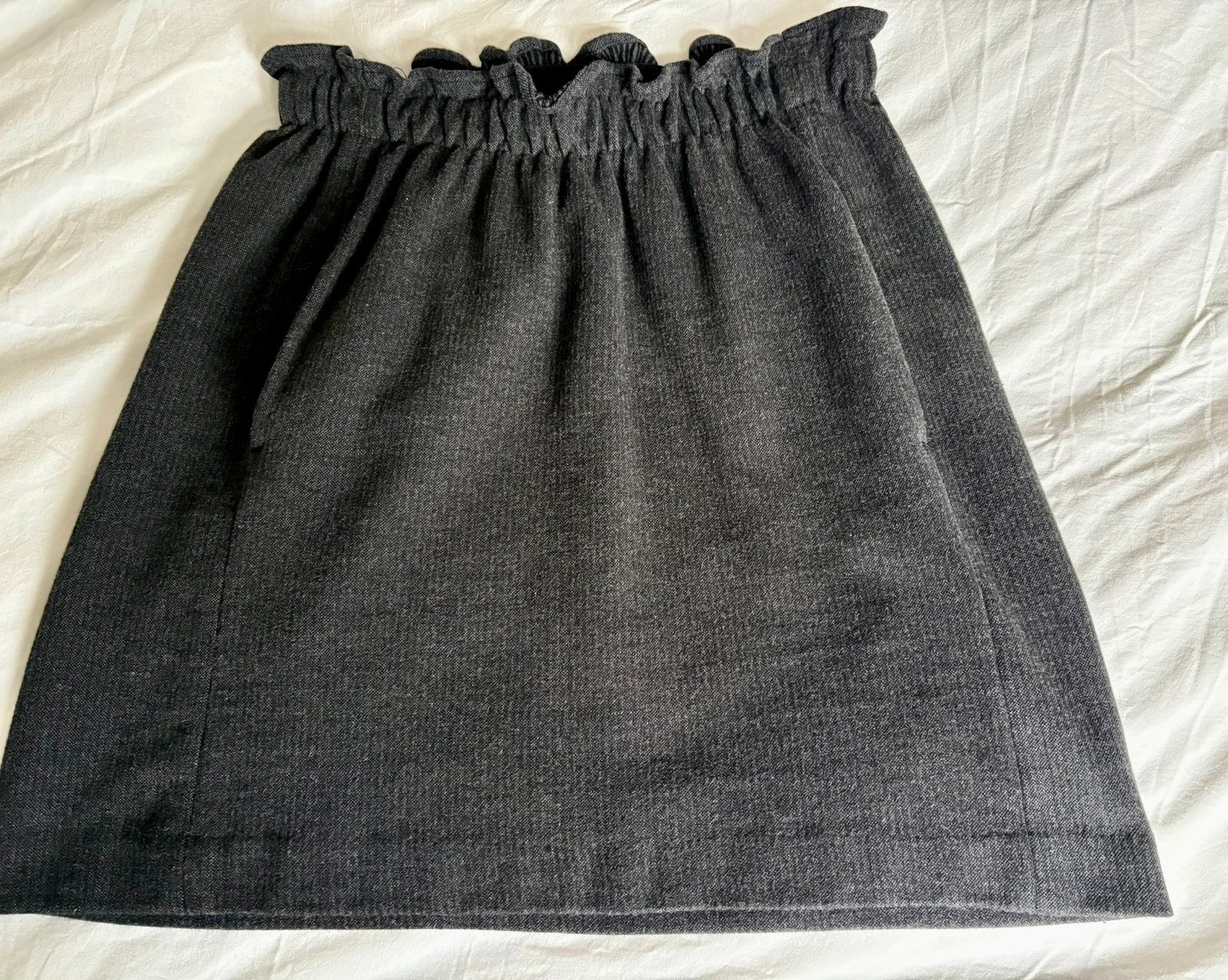 By-bar grijze mini rok met plooieffect maat S nieuw, Nieuw, Ophalen of Verzenden, Maat 36 (S), Grijs