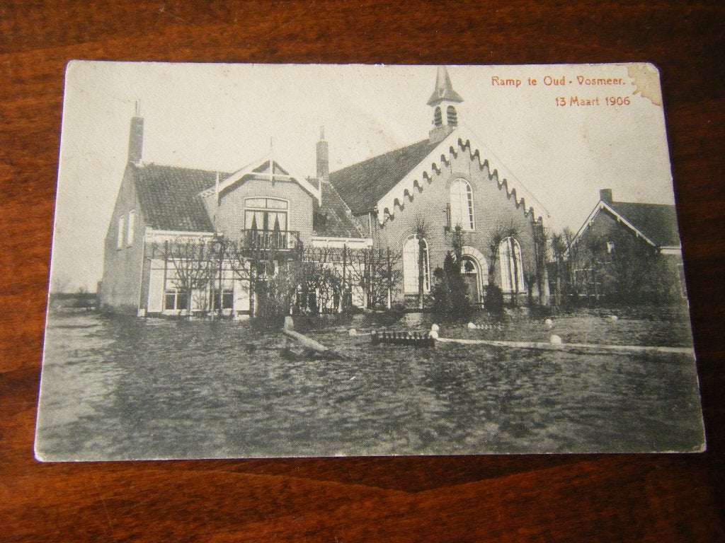 R41 - Oud-Vossemeer - Ramp 1906 - Mooi/Oud, Ophalen of Verzenden, Voor 1920, Zeeland