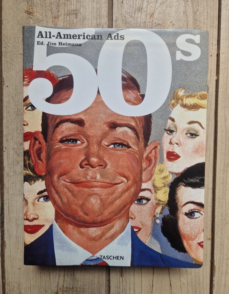 50s: All-American Ads, Gelezen, Jim Heimann, Ophalen of Verzenden, Media