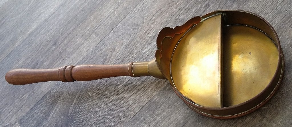 19 de eeuw Koperen Collectebak Kerk Heilige Mis Kerkdienst, Antiek en Kunst, Antiek | Religie, Ophalen of Verzenden