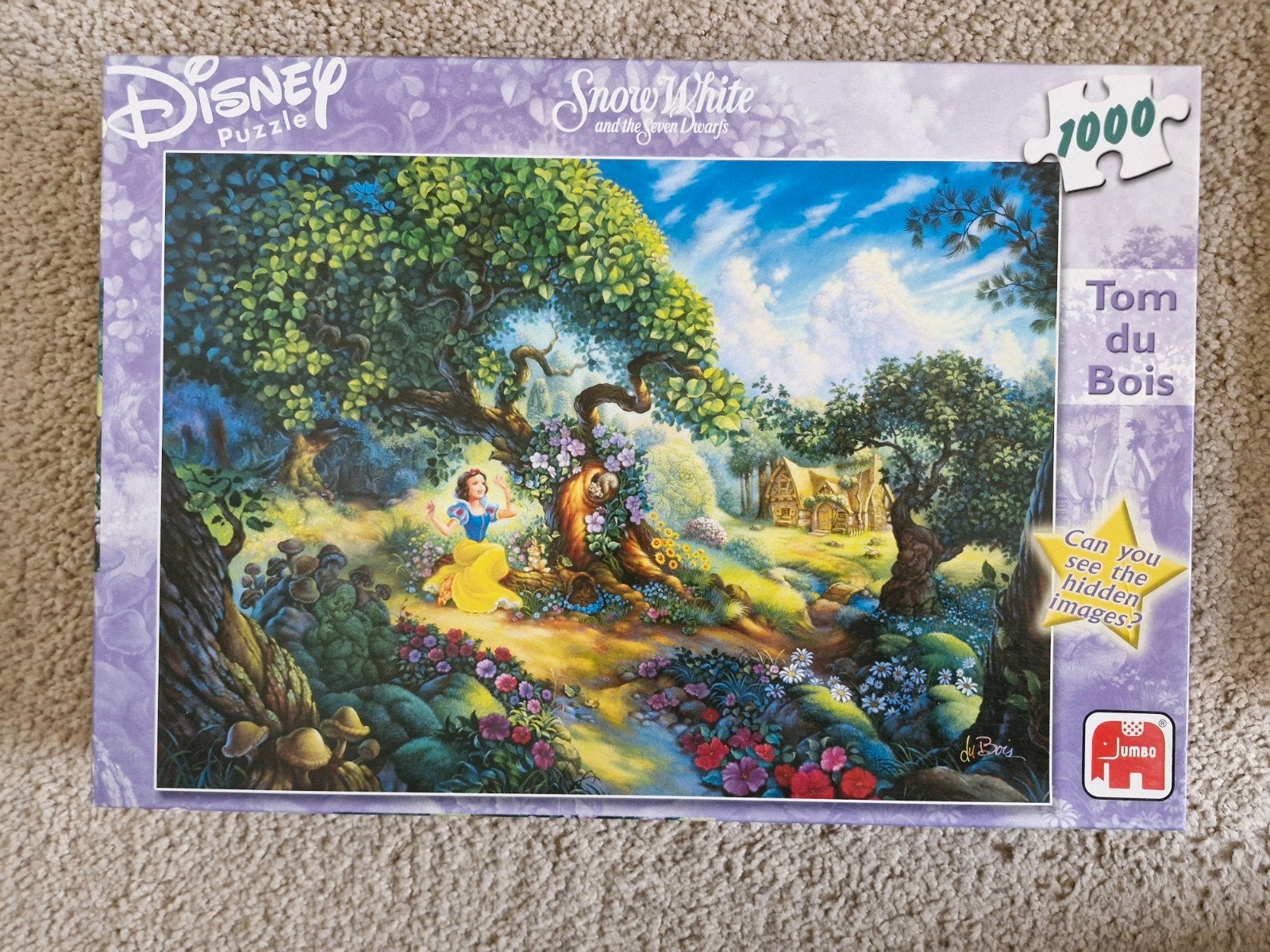 Jumbo Disney Sneeuwwitje Legpuzzel 1000 stukjes, Hobby en Vrije tijd, Ophalen, 500 t/m 1500 stukjes, Gebruikt, Legpuzzel