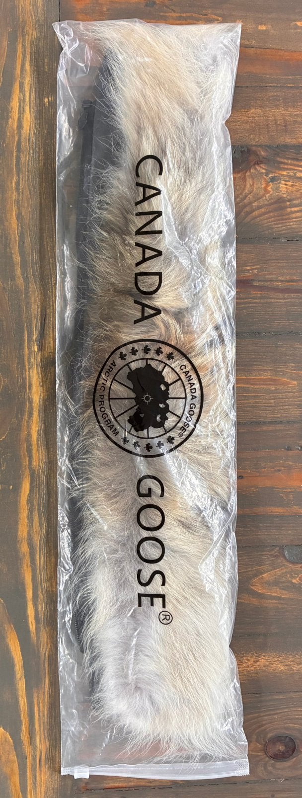 Nieuwe Canada Goose bontkraag met rits, Ophalen of Verzenden, Zo goed als nieuw, Grijs