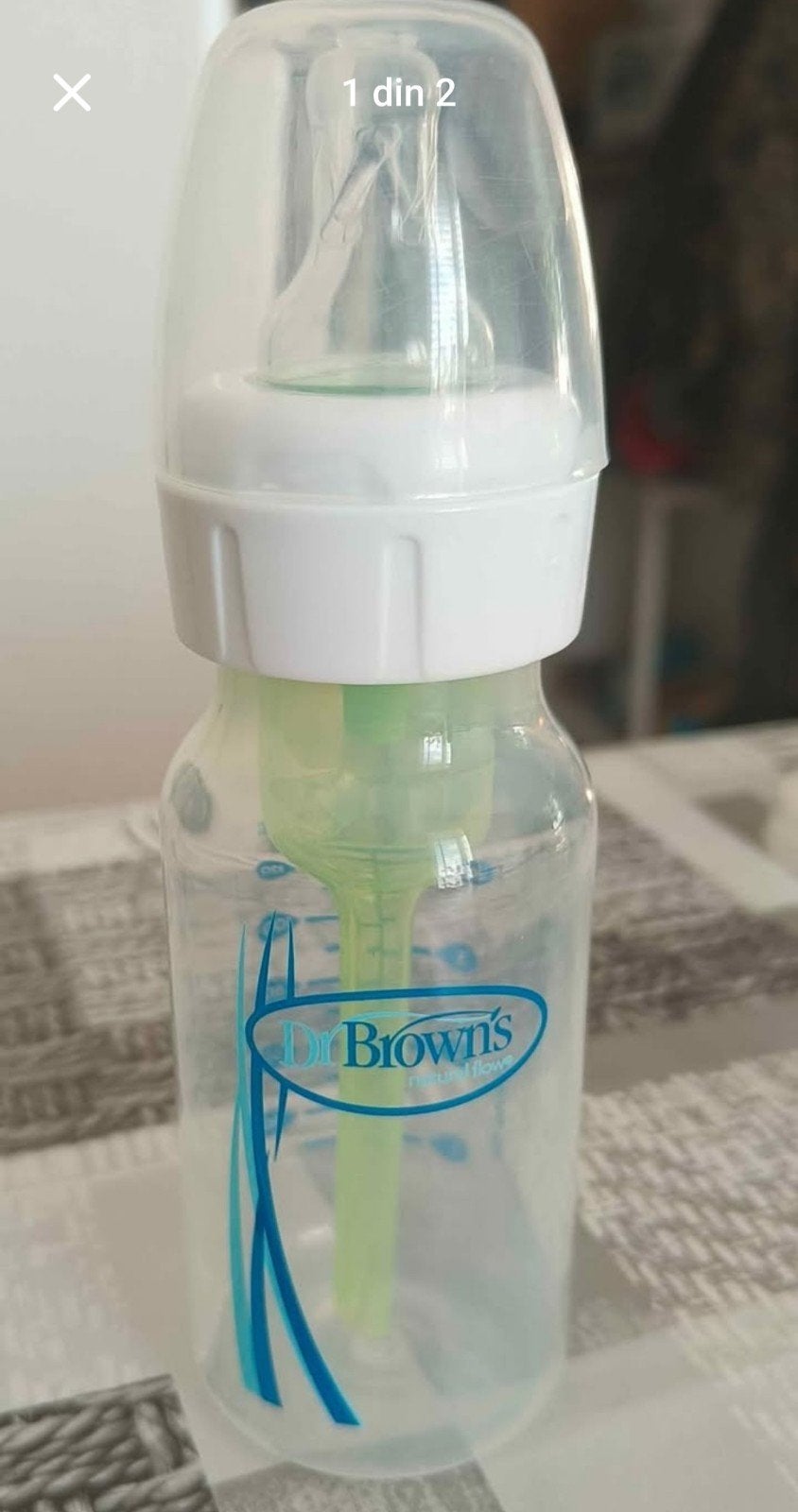 Dr. Brown's Options+ Anti-Colic Babyfles - Smalle halsfles -, Ophalen, Zo goed als nieuw, Overige typen