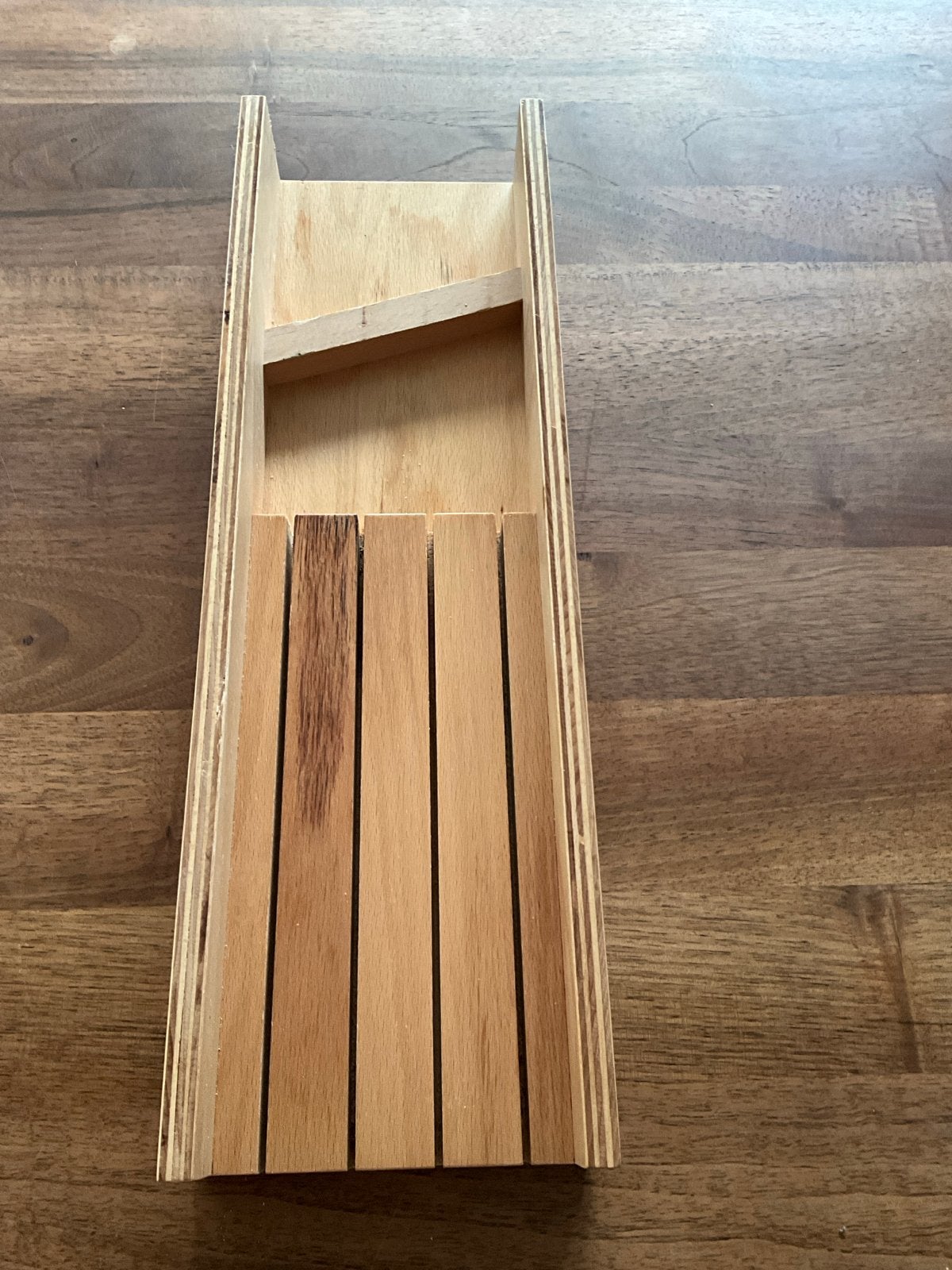 Houten messenblok voor 4 messen, Ophalen, Nieuw