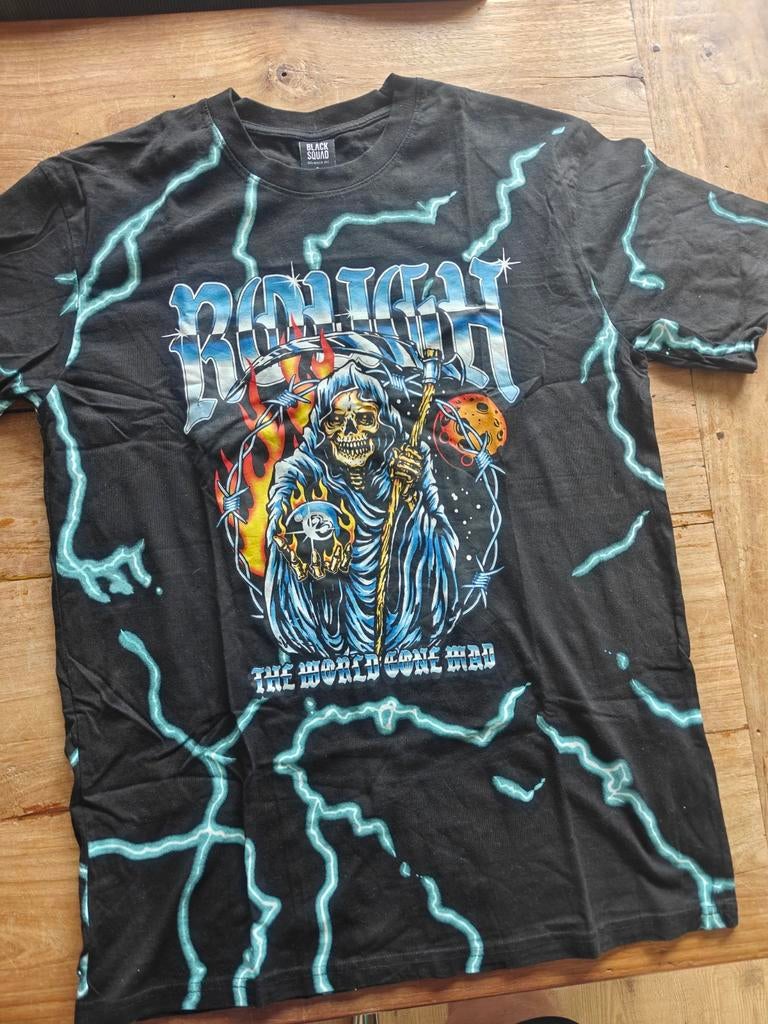 Black Squad T-shirt met grim reaper mt. L, Maat 52/54 (L), Black Squad, Zwart, Ophalen of Verzenden