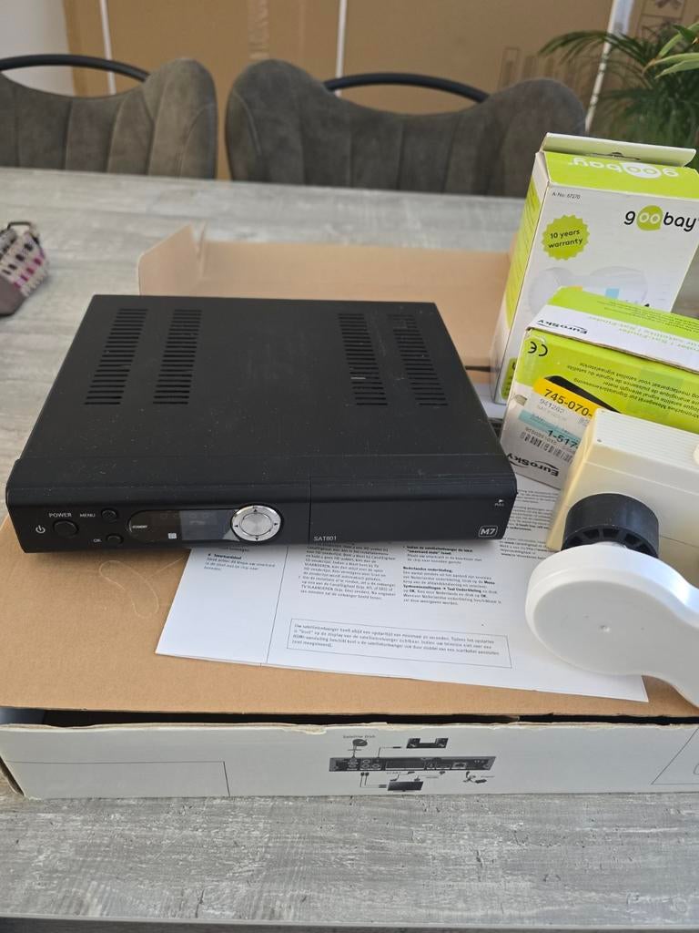 M7 SAT801 Digitale Satelliet HD Ontvanger Decoder, Ophalen of Verzenden, Gebruikt, Decoder