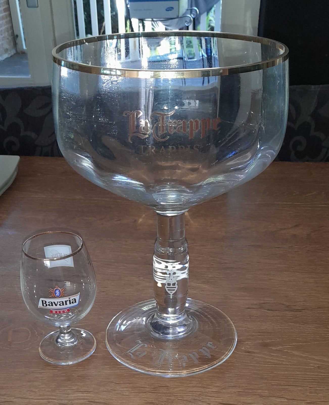 bavaria biermerken, Verzamelen, Ophalen, Zo goed als nieuw, Glas of Glazen, La Trappe