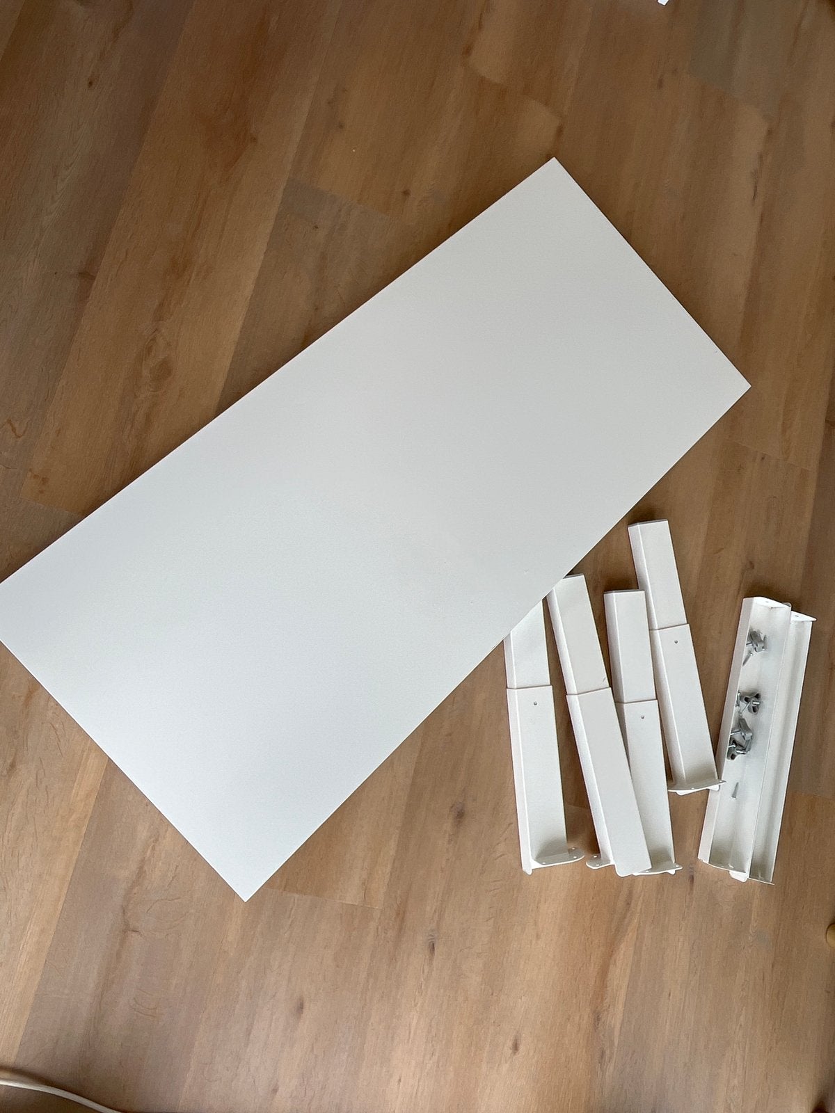 Ikea Pahl kinderbureau in hoogte verstelbaar 128x58 cm, Huis en Inrichting, Bureaus, Ophalen, Gebruikt, Kinderbureau, In hoogte verstelbaar