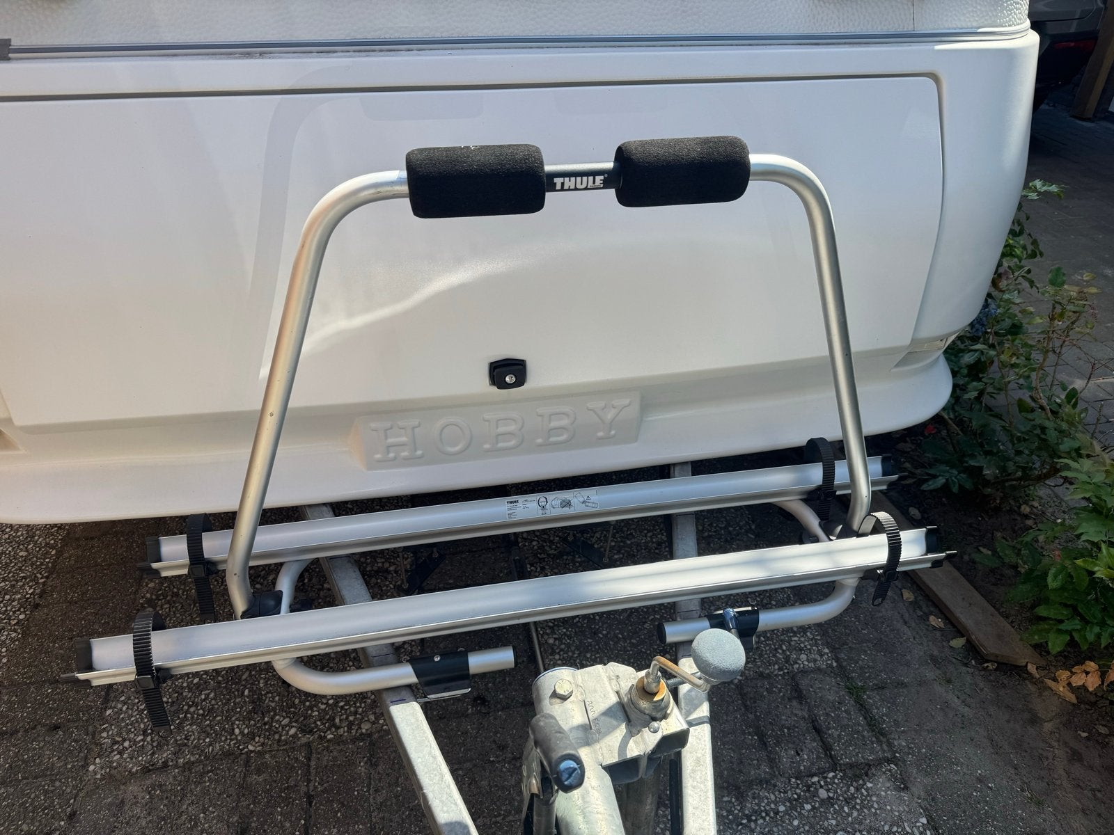 Thule Caravan Light Fietsendrager voor 2 fietsen, Ophalen, 2 fietsen, Gebruikt, Trekhaakdrager