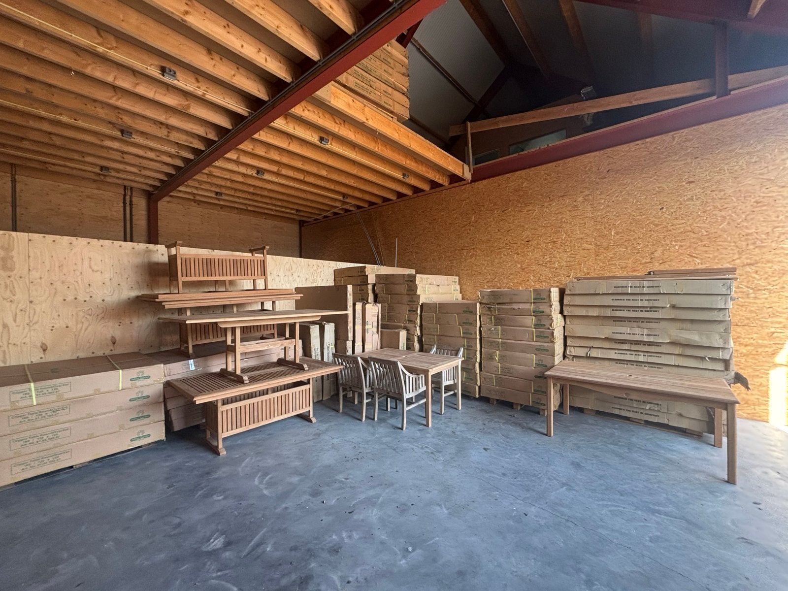 Grote partij nieuwe teakhouten tuintafels Select Garden, Tuin en Terras, Ophalen of Verzenden, Nieuw, Rechthoekig, Teakhout
