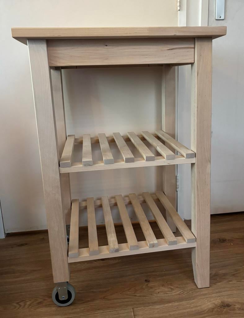 IKEA Bekväm - Keukentrolley / Roltafel, Ophalen, Hout, IKEA, Keukentrolley