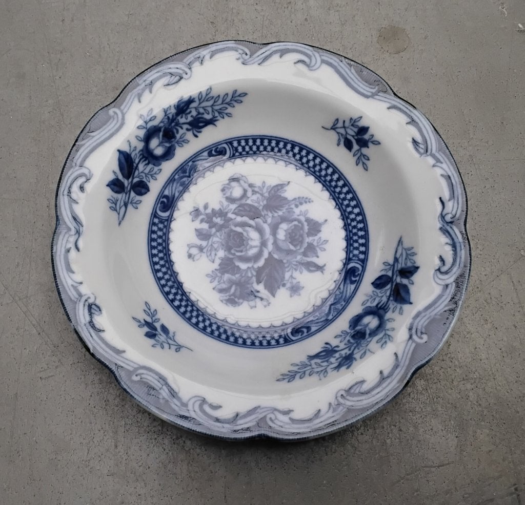 Porseleinen schotel Blue Rose, Ophalen
