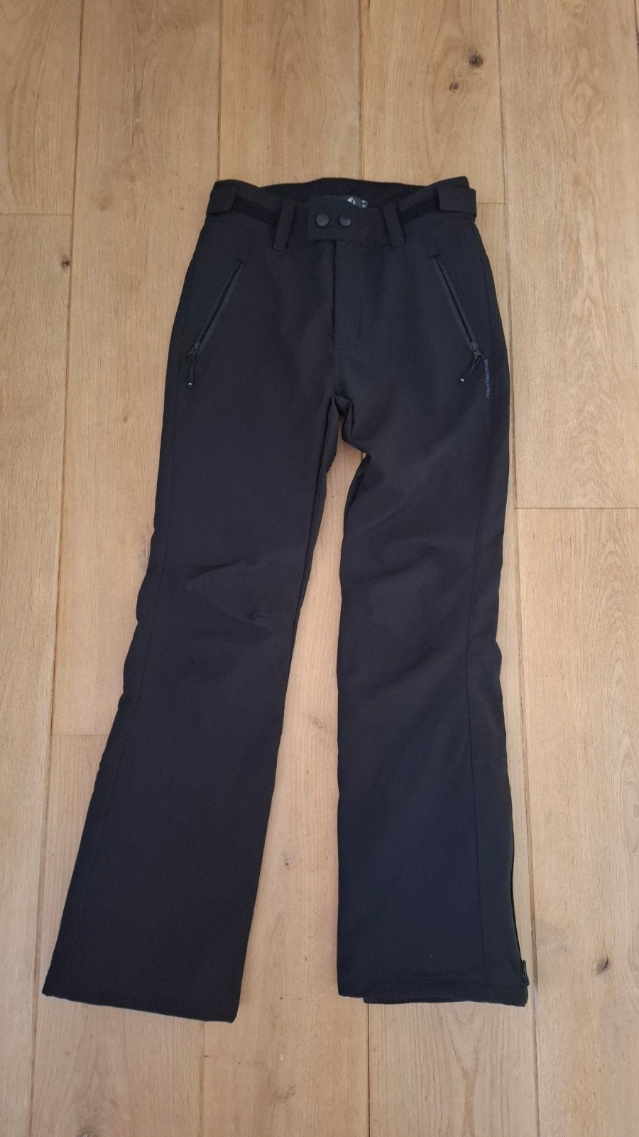 ski broek, Ophalen, Gedragen, Zwart, Lang