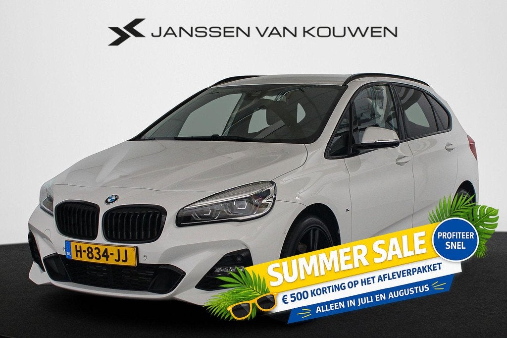 BMW 2-serie Active Tourer 218i M Sport Head-Up Sportstoelen, Auto's, BMW, Gebruikt, Wit, Bedrijf, 19 km/l