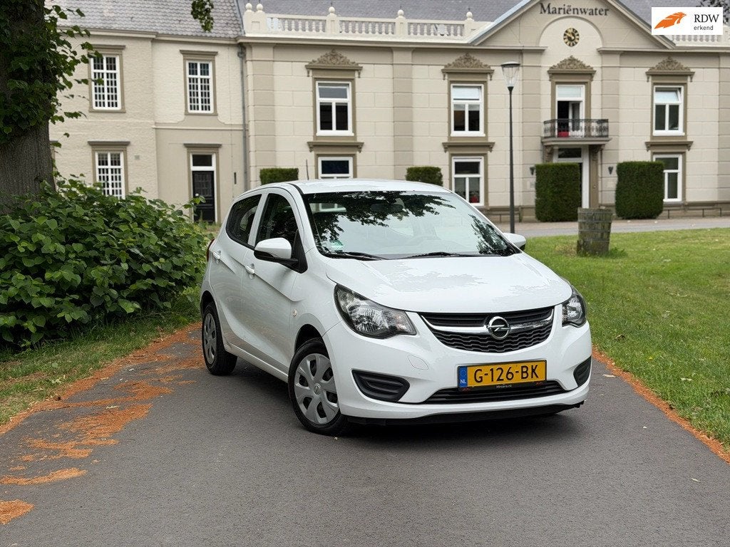 Opel KARL 1.0 ecoFLEX Selection 5-deurs, Auto's, Opel, Stof, Gebruikt, Euro 6, Wit