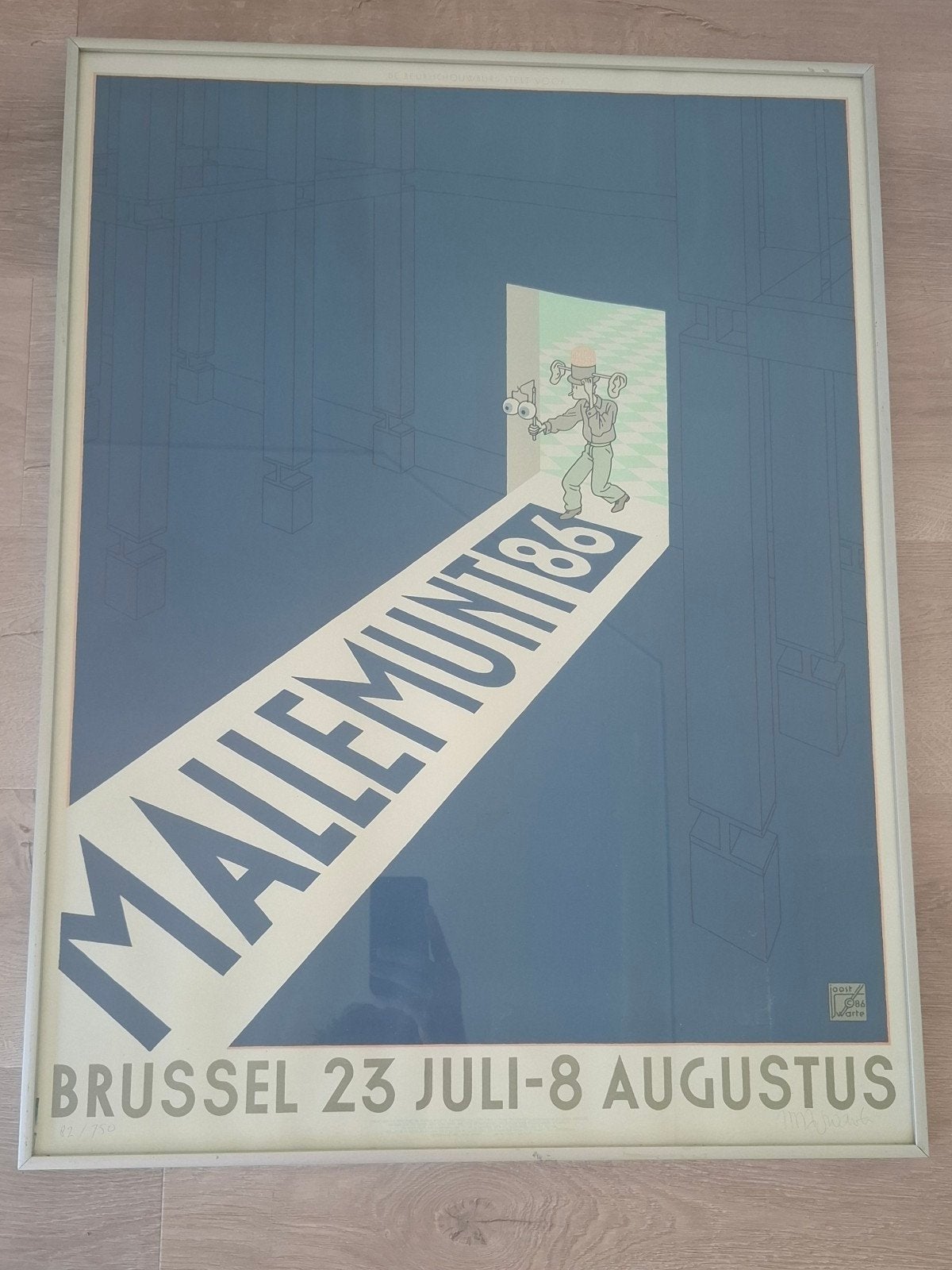 Gesigneerde poster van Joost Swarte, Ophalen