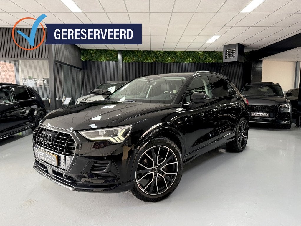 Audi Q3 35 TFSI Advanced S-Line BLACK EDITION MATRIX LEER, Auto's, Audi, Bedrijf, Te koop, Q3, ABS, Achteruitrijcamera, Airbags