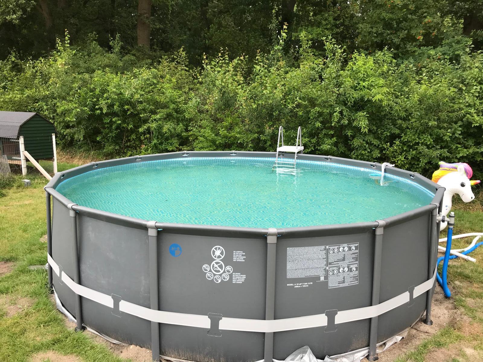 Intex ultra XTR frame, Tuin en Terras, Zwembaden, Rond, 300 cm of meer, Ophalen, 120 cm of meer