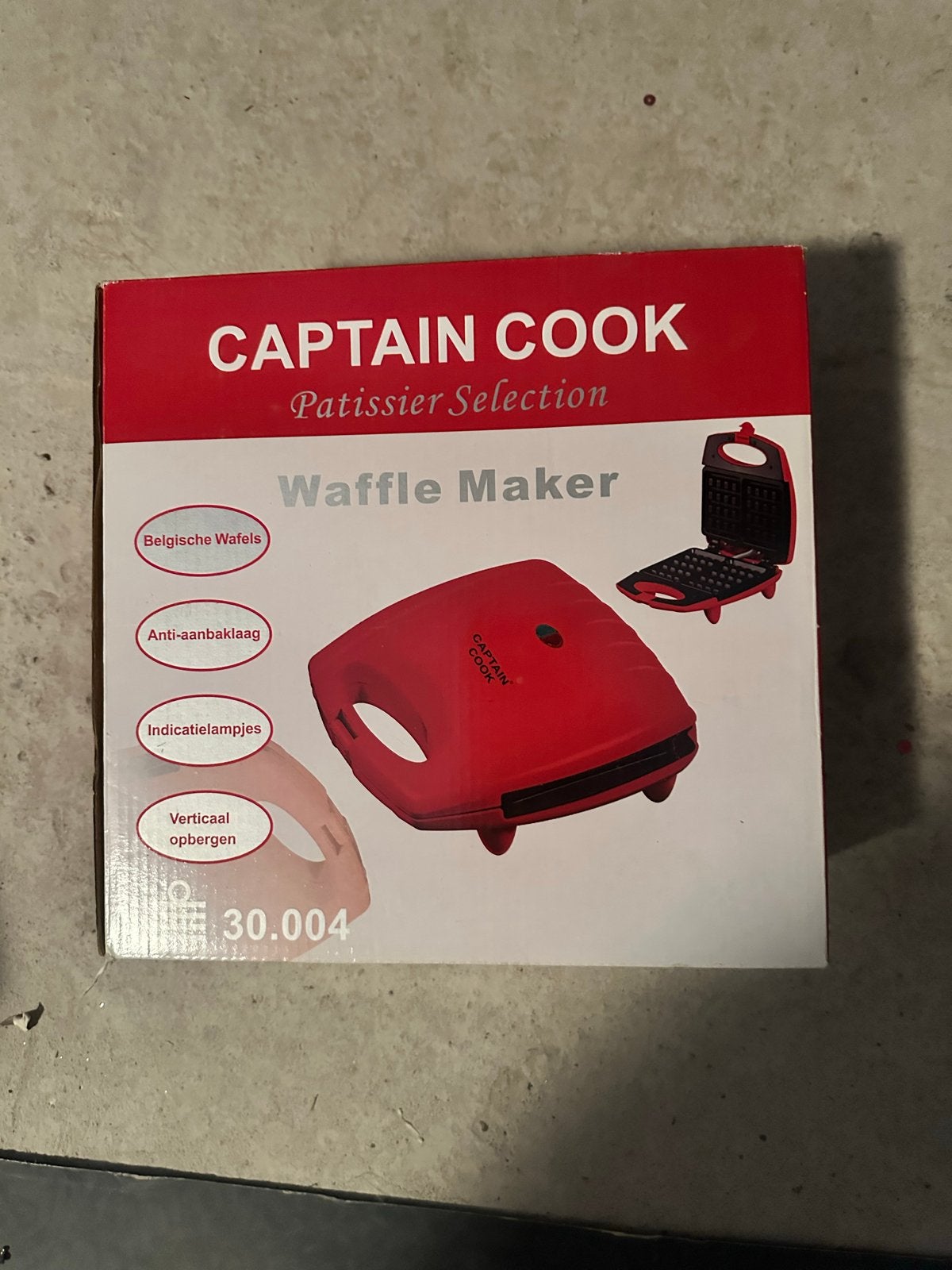 Captain Cook Wafelijzer - Belgische Wafels, Ophalen of Verzenden, Zo goed als nieuw