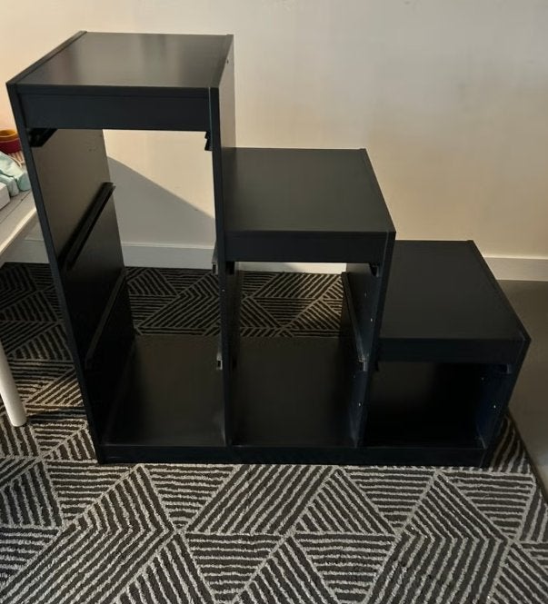 Trofast Bakken Kast Zwart  - Ikea, Ophalen of Verzenden, Zo goed als nieuw