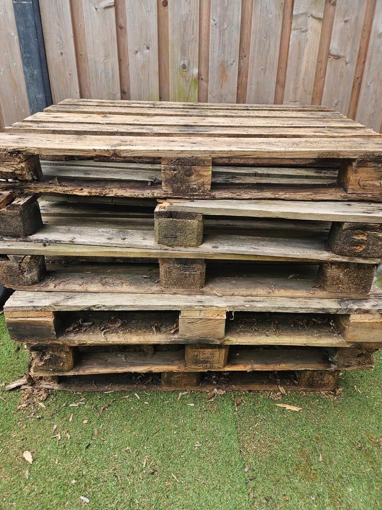 Gratis brandhout: Europallets, Minder dan 3 m³, Ophalen of Verzenden, Overige houtsoorten, Blokken