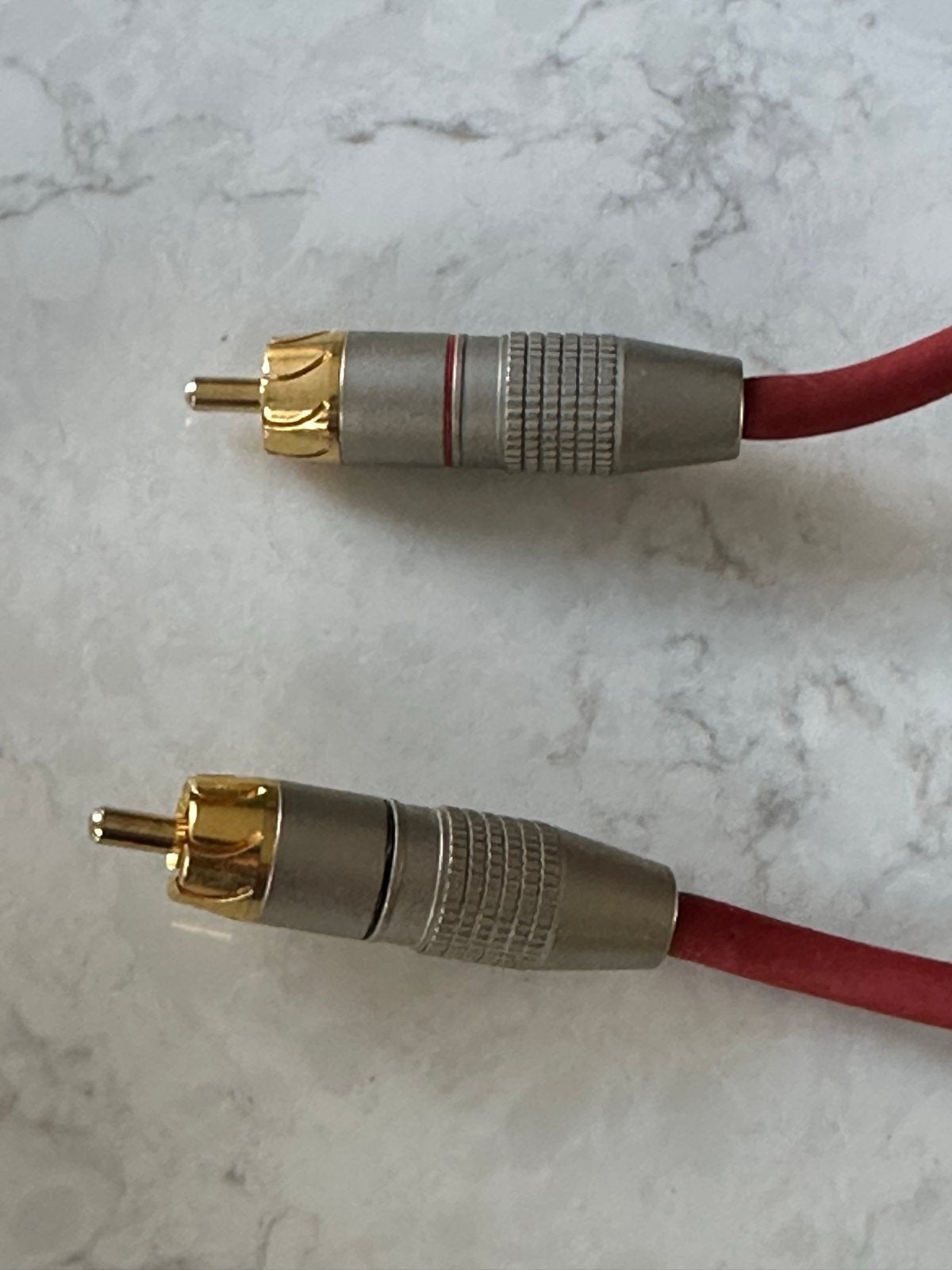 Van den Hul M.C. The Bay C5 Interlink-kabel (RCA), Ophalen of Verzenden, Zo goed als nieuw, Minder dan 2 meter, Interlink-kabel