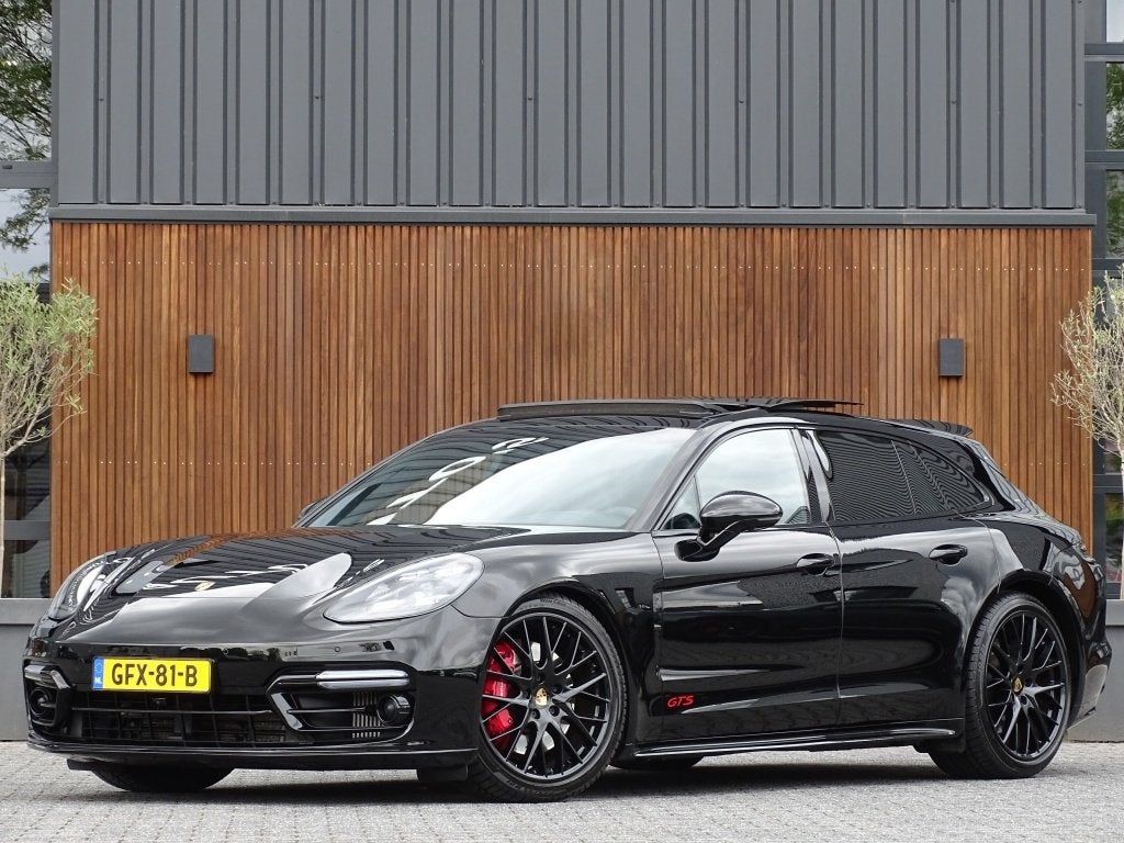 Porsche Panamera 4.0 GTS V8 460PK Sport Design / Bose / 360, Automaat, Zwart, Leder, Bedrijf