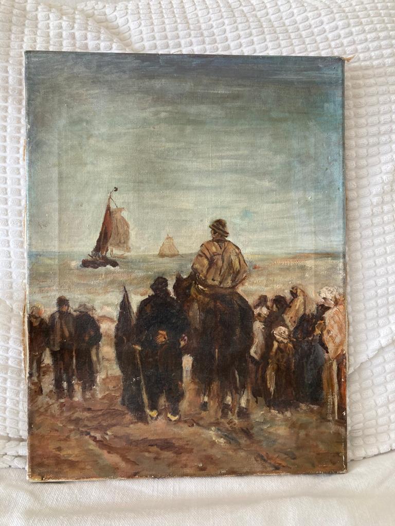 Reproductie  Aankomst der Boten van Jacob Maris, Ophalen of Verzenden