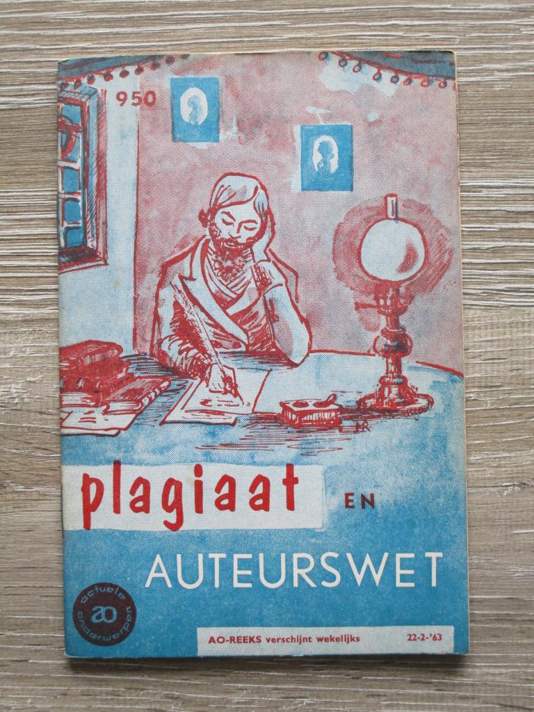 AO 950 Plagiaat en auteurswet, Ophalen of Verzenden, Gelezen, Europa