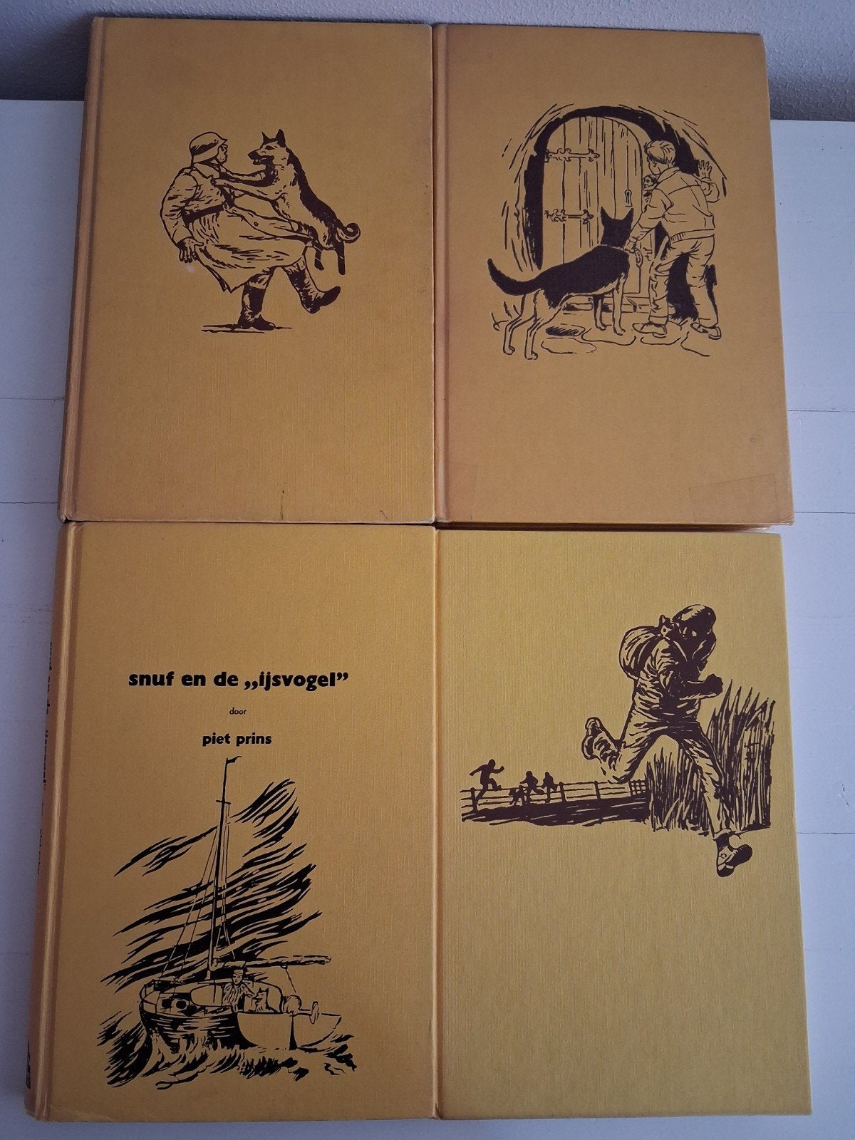 Piet Prins  - Snuf de Hond  - set van vier Vintage boeken, Ophalen of Verzenden, Gelezen, Piet Prins