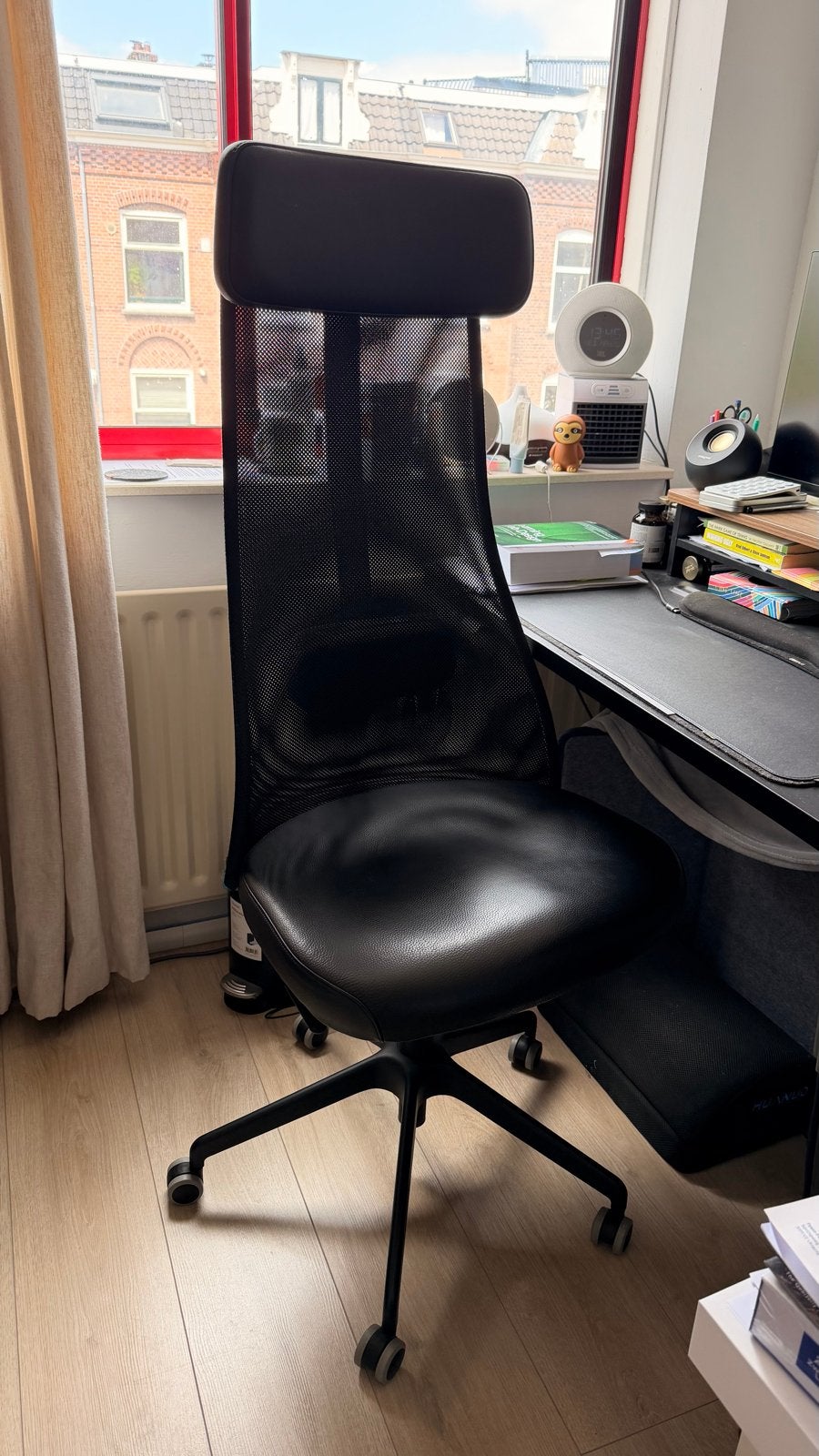 Zwart Ikea Järvfjället bureaustoel - pickup only, Ophalen, Gebruikt, Zwart, Bureaustoel
