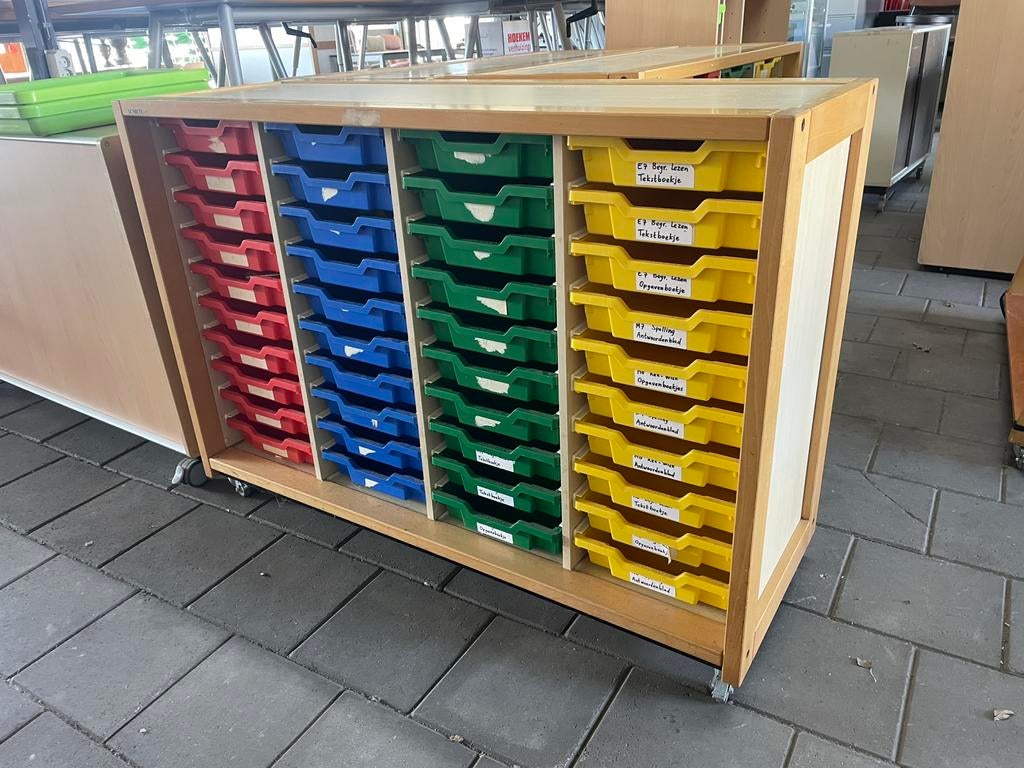 2x Schilte Ladekast Schoolkast, Ophalen, Gebruikt, Schilte, X