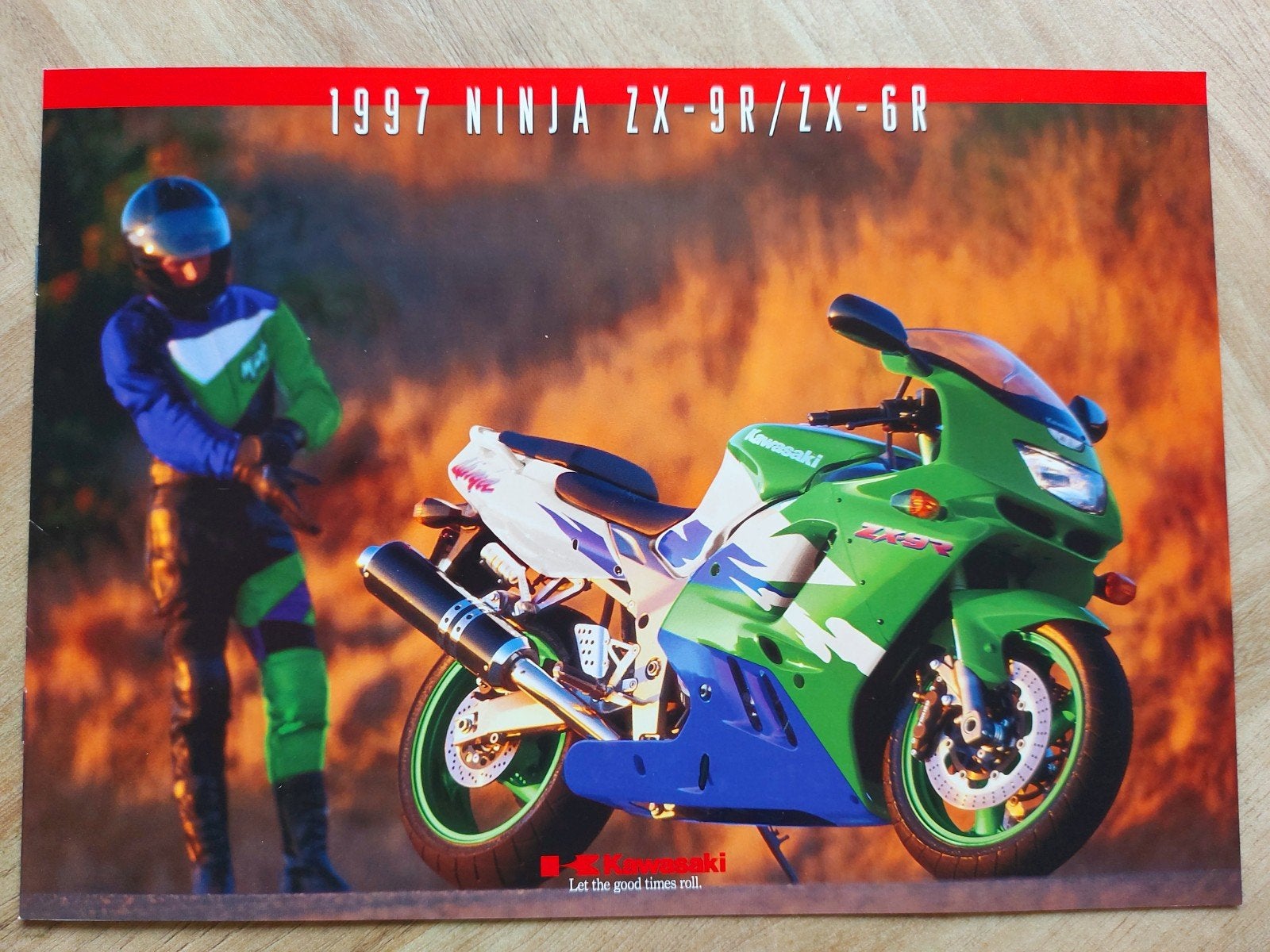 Kawasaki Ninja ZX-9R & ZX-6R motorfiets folder, Motoren, Ophalen of Verzenden, Kawasaki